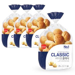 삼립 버터롤 클래식 546g(21개입) x4개 / 모닝빵
