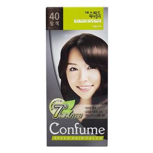 과일나라 컨퓸 스피드헤어칼라 40호 밤색/7분새치염색