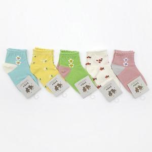 [XBHJ2JJM]아동양말 들꽃 5켤레묶음 ELY 3011 유아양말