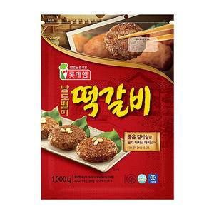 롯데푸드 롯데햄 남도별미 떡갈비 1kg x3개