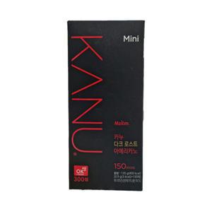 맥심 카누 미니 다크 로스트 아메리카노 0.9g 150개입 2개 (300개)