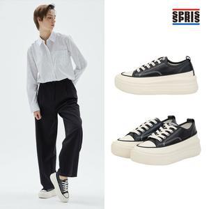 [스프리스] 여성 쿠션키높이스니커즈_블랙 SHSPSN23F01WBK