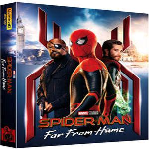 BLU-RAY DISC - 스파이더맨  파 프롬 홈 4K UHD+3D+BD  B1 렌티큘러 풀슬립 스틸북 넘버링 한정