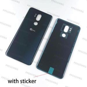 하우징 유리 케이스 배터리 커버, 뚜껑 패널 쉘 체인 접착 스티커 수리 부품, LG G7 ThinQ G7 + G710 G710E