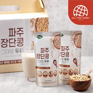 [올더야미] 100% 국내산 파주 장단콩 자연그대로 두유 60팩(190ml x 60팩)