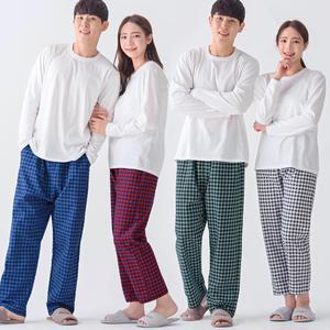 (30%즉시할인) 잔체크 9부 잠옷바지 파자마