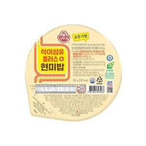 오뚜기 식이섬유플러스 현미밥(150Gx30개) 1세트 건강한밥 저속노화 혼밥 자취생 아침 한그릇뚝딱 엄마맛집
