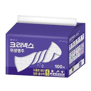 크리넥스 위생행주 100매 빨아쓰는 키친타올 무형광 코스트코