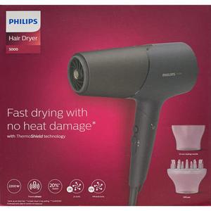 필립스 5000 시리즈 써모 쉴드 헤어드라이기 BHD538/19 2200W 접이식 (블랙) h.m