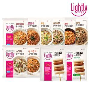 [NS홈쇼핑]라이틀리 곤약볶음밥 200g 7개 + 곤약 소떡소떡 500g(100g x 5개입)..[34390879]