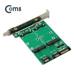 [셀러허브 1][HYIJUOEW_4B]Coms 컨버터(mSATA to SATA)50mm PC브라켓