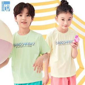 [디스커버리키즈](대전신세계)키즈 로고 그래픽 워터 반팔 티셔츠(DKSW72043)