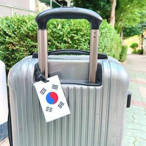 캐리어 부착 태극기 네임태그
