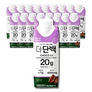 더단백 초코맛 프로틴 250ml 18개 단백질음료