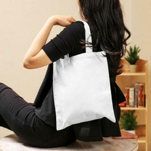 [라일리] Rly 2p 세트 26x30cm 나 만의 화이트 에코백 무지 천 가방