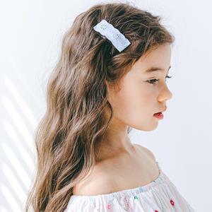 레이스 똑딱핀 유아헤어핀