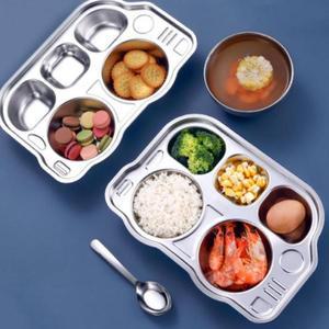 [BZJLP0SF_51C5]식기 버스모양 간식 쟁반 접시 3