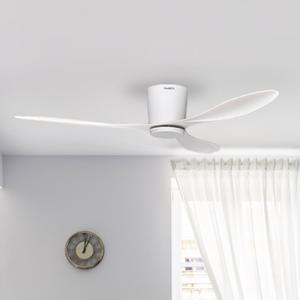 팬앤코 미니 레나 거실 실링팬 44 110cm 화이트 천장선풍기 저소음 날개 BLDC 리모컨 낮은 층고용