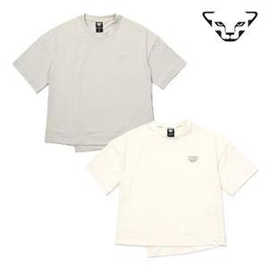 [다이나핏](대구신세계)뒷트임 디테일 데일리 크롭티셔츠 글램 여성 반팔티 YWM23257 QSDW