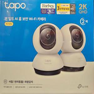 TAPO 티피링크 와이파이 WIFI AI 홈 카메라 TC72 2팩