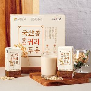 제철장터 국산콩 영암귀리두유 16입 5박스(총80팩)