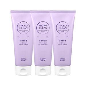 해피바스 마이크로 클린 딥 클렌징 폼 150g 3개