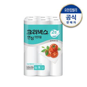 크리넥스 안심클래식 키친타올 140매 12롤
