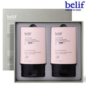 빌리프 UV 유브이 프로텍터 톤업 선스크린 (50ml+50ml) 듀오 스페셜 세트 (SPF50+ PA++++)