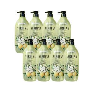 샤워메이트 플라워부케 바디워시 레몬버베나 900ml x8개