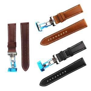 손목시계가죽 스테인레스 디버클 폭18MM 소가죽밴드