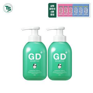 TS지디샴푸 400ml*2개+지디샴푸 포보이 6g*3개+지디샴푸 포걸 6g*3개