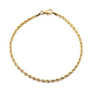 14K 글램 2.3mm 트위스트 이태리 체인 팔찌 IRB40657
