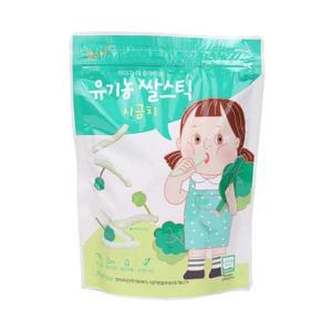 [JHQSN7WP_52GN]첫간식 건강한 쌀과자스틱 시금치