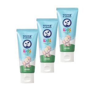 유한양행 닥터버들 불소함유 키즈 어린이 치약 포도향 60g 3개