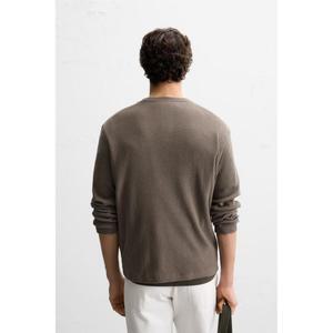 [국내] 자라 남성 ZARA 리브드 스트럭처 티셔츠 - 샌드 2795/403/707 Men 3312395