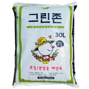 그린존 30L - 분갈이흙 혼합 배양토 텃밭가꾸기분갈이