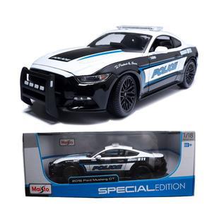 [마이스토] 1:18 2015 포드 머스탱 GT 폴리스 경찰차 자동차다이캐스트 모형차 장난감