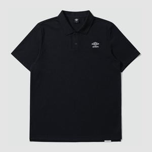 [엄브로]O 에센셜 카라 반팔티 블랙 UP123CTS31BLK