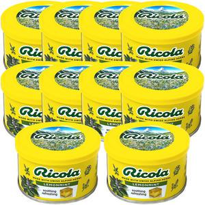 Ricola AG 리콜라 스위스 허브캔디 레몬민트맛 100g 10개