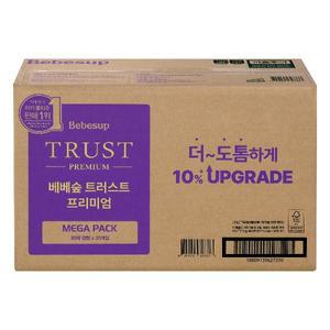 베베숲 트러스트 프리미엄 물티슈 80매 캡형 20팩