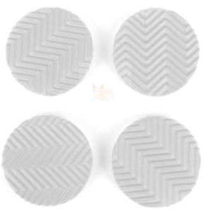 UNIDEPOT 원형 진동방지 그레이 패드 75MM 드럼세탁기받침대 방진패드 세탁기소음방지