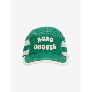 [보보쇼즈] 25SS 아동 캡모자 BOBO CHOSES GREEN STRIPES CAP B125AI024