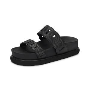 [포멜카멜레] 청키 투스트랩 샌들 BLACK 5cm