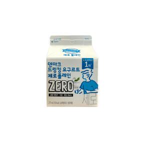 덴마크 드링킹요구르트 제로 플레인 275mLx15팩/냉장무배