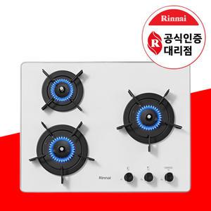 린나이 RBR-P3511WD 빌트인 가스레인지 3구 원터치점화 화이트