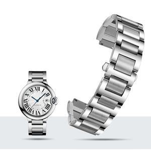 스테인레스 스틸 러그 엔드 워치 밴드 C-artier Ballon Bleu 시리즈 20*12mm 18*11mm 14*8mm W6920046 스트