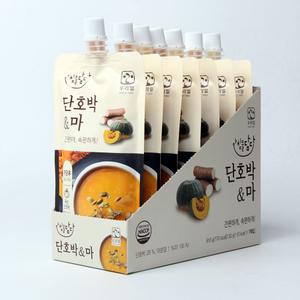 아침을담다 단호박마 7개입간편식 간편죽 대용식 대용 단호박 파우치 호박 마죽