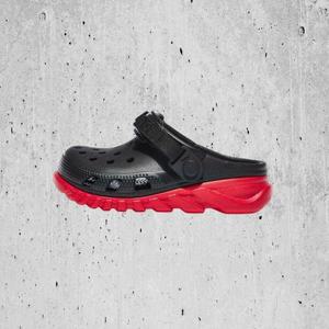 매장정품 크록스 CROCS 듀엣 맥스 II 클로그 키즈 - BLACKVARSITY RED CRS208774 1825251