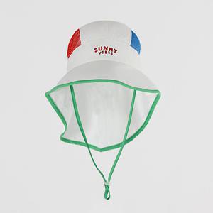 [보리보리/아이러브제이]HJ.이즈 배색 플랩캡 JWUEC03