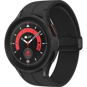 Samsung 갤럭시 워치 5 Pro 45mm 와이파이 + 4G LTE 스마트워치 블랙
